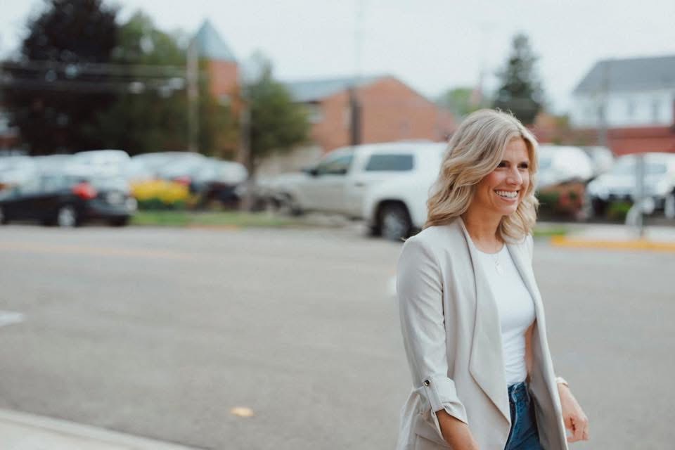 A side way photo of Stephanie Dickerson