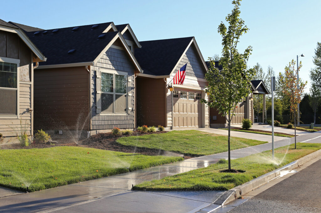 Houses with sprinklers in Ohio